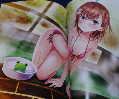 Isshi Puma A Certain Scientific Railgun Mikoto Misaka Fan Art Book 9 & Goods Set 