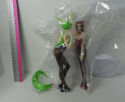Banpresto Code Geass Fluffy matgerials C.C. & Kallen Bunny Figure Set no box 
