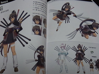 NITRO PLUS BLASTERZ HEROINES INFINITE DUEL Character Model Art Book 