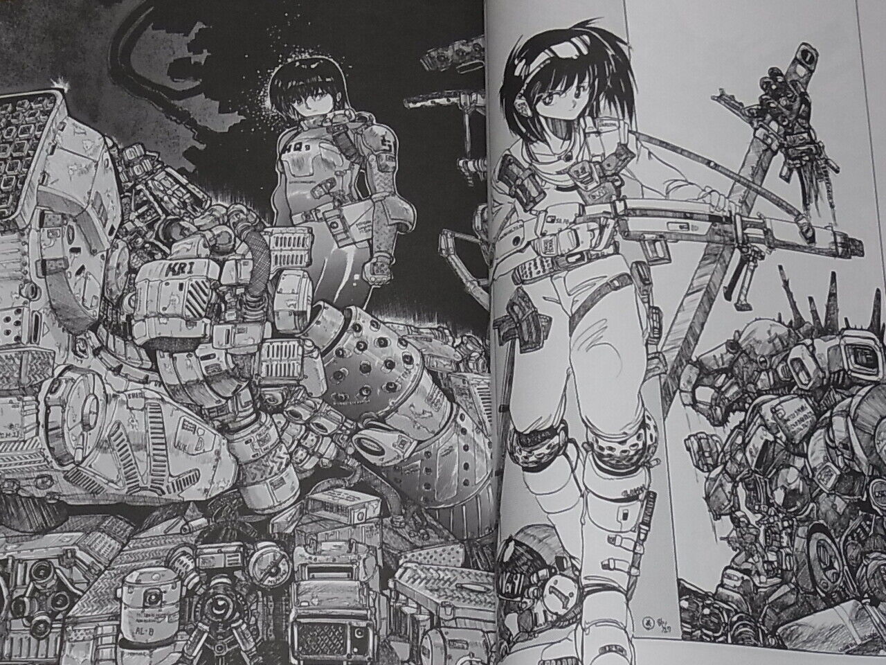 Yukimi Kimoto Mechanic and Girls Art Book GURAMAN 1985-90 122page 