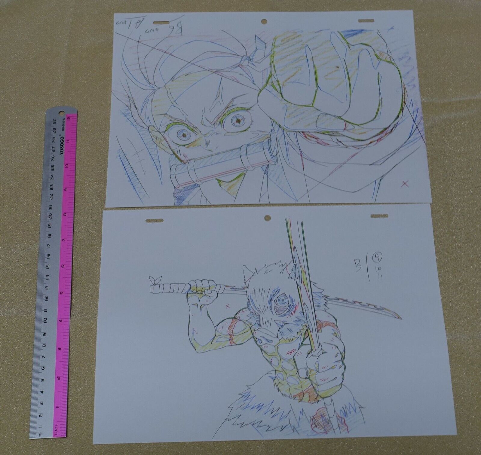 Inosuke Frame ufotable Kimetsu no Yaiba Demon Slayer Print Key Frame Sheet Nezuko ...