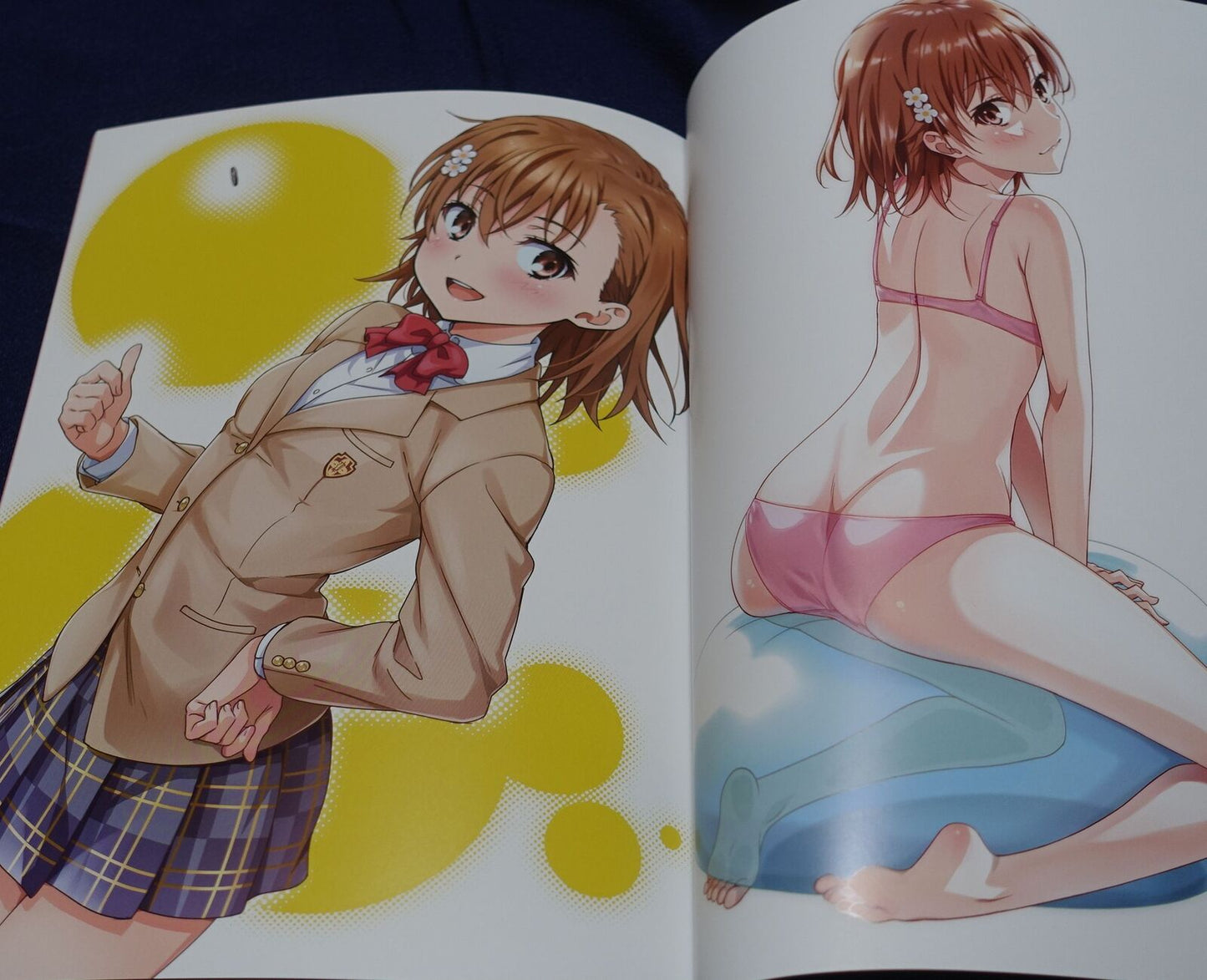 Isshi Puma A Certain Scientific Railgun Mikoto Misaka Fan Art Book 8 & Goods Set 