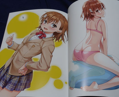 Isshi Puma A Certain Scientific Railgun Mikoto Misaka Fan Art Book 8 & Goods Set 