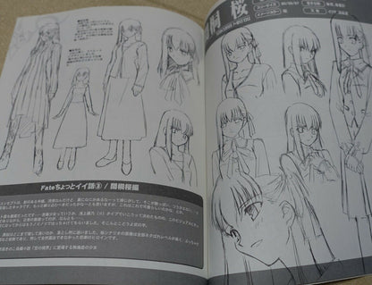 Fate Stay Night Setting Art Book Fate Side Material 