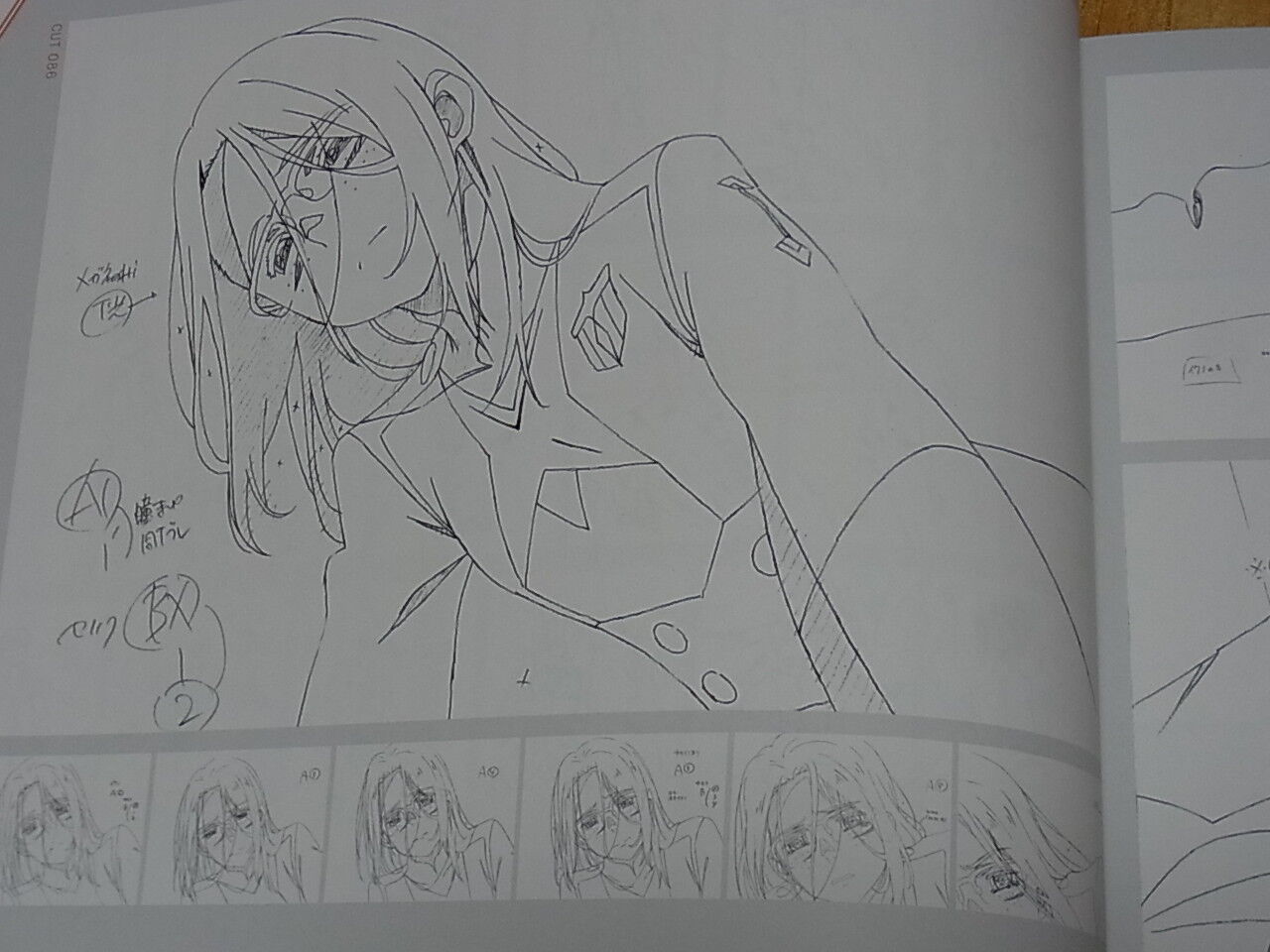 DARLING in the FRANXX KEY FRAME ART BOOK RED 176page 