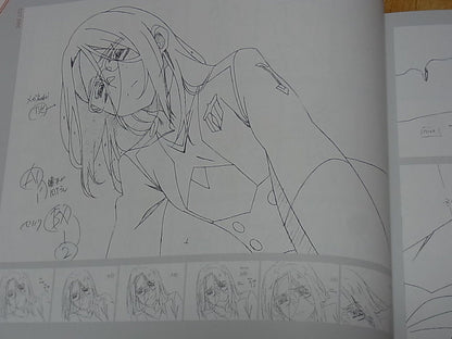 DARLING in the FRANXX KEY FRAME ART BOOK RED 176page 