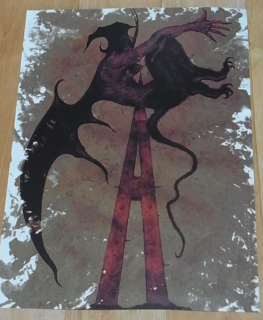 Devil Man B4 Size Portrait Shinichi Morioka 