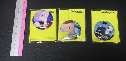 Cyberpunk Edgerunners Exhibition Event Item Steel Badge 3 Set 