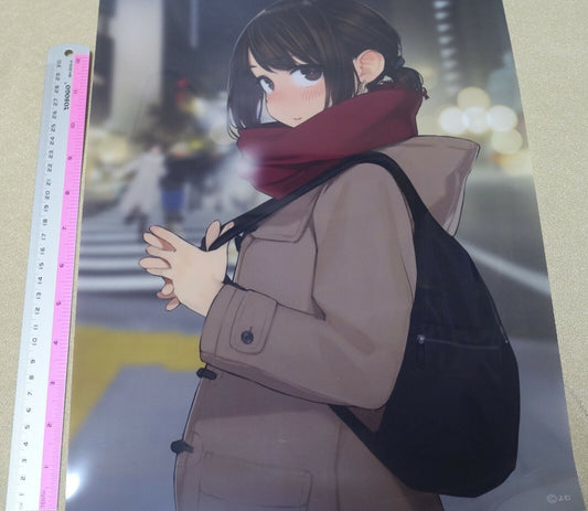 Yom Shoten Tights Girl Color Art Book Douki Chan vol.5 & PVC Art Sheet & Poster 
