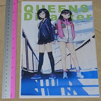 Ugetsu Hakua Illustration Art Book QUEENS Disaster VERY RARE 