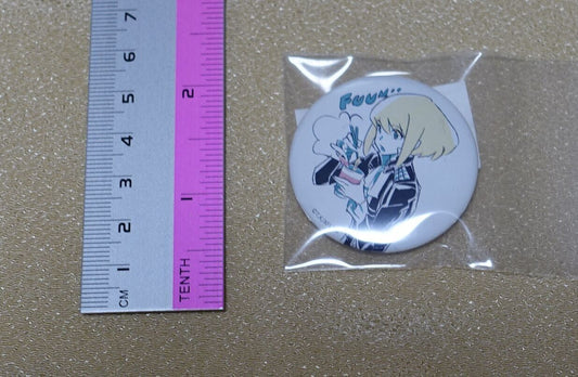 SUSHIO Exhibition Event Item Steel Badge PROMARE Lio Fotia 