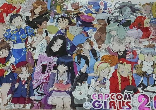 CAPCOM GIRLS 2011 CALENDAR POSTER 7 SET Kinu Nishimura Akira Yasuda etc 