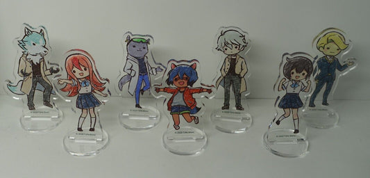 BNA Acrylic Stasnd Figure 7 Character Set 