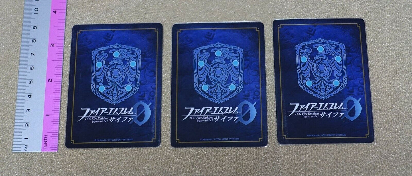 TCG Fire Emblem 0 Cipher PROMO CARD Three Houses Edelgard Claude Dimitri 3 Set 