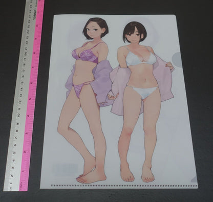 Yom Ganbare Doki-chan Douki Chan PIN-UPS Color Art Book & PVC Art Sheet 
