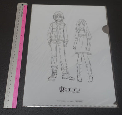 Animation Eden of the East PVC Art Sheet Clear File 