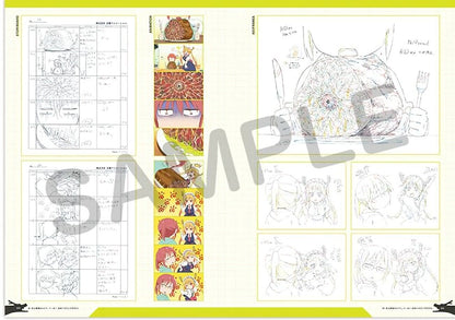 Kyoto Animation Miss Kobayashi's Dragon Maid Story Board & Key Frame Art Book 