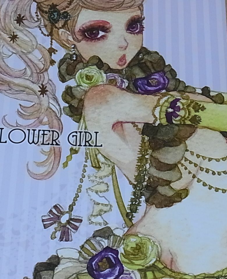 Sakizo Color Illustration Art Book FLOWER GIRL Sakizou 