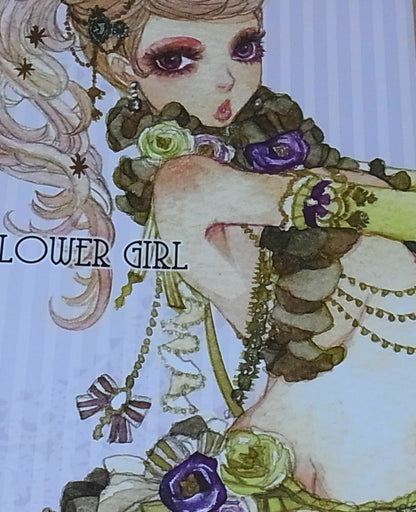 Sakizo Color Illustration Art Book FLOWER GIRL Sakizou 