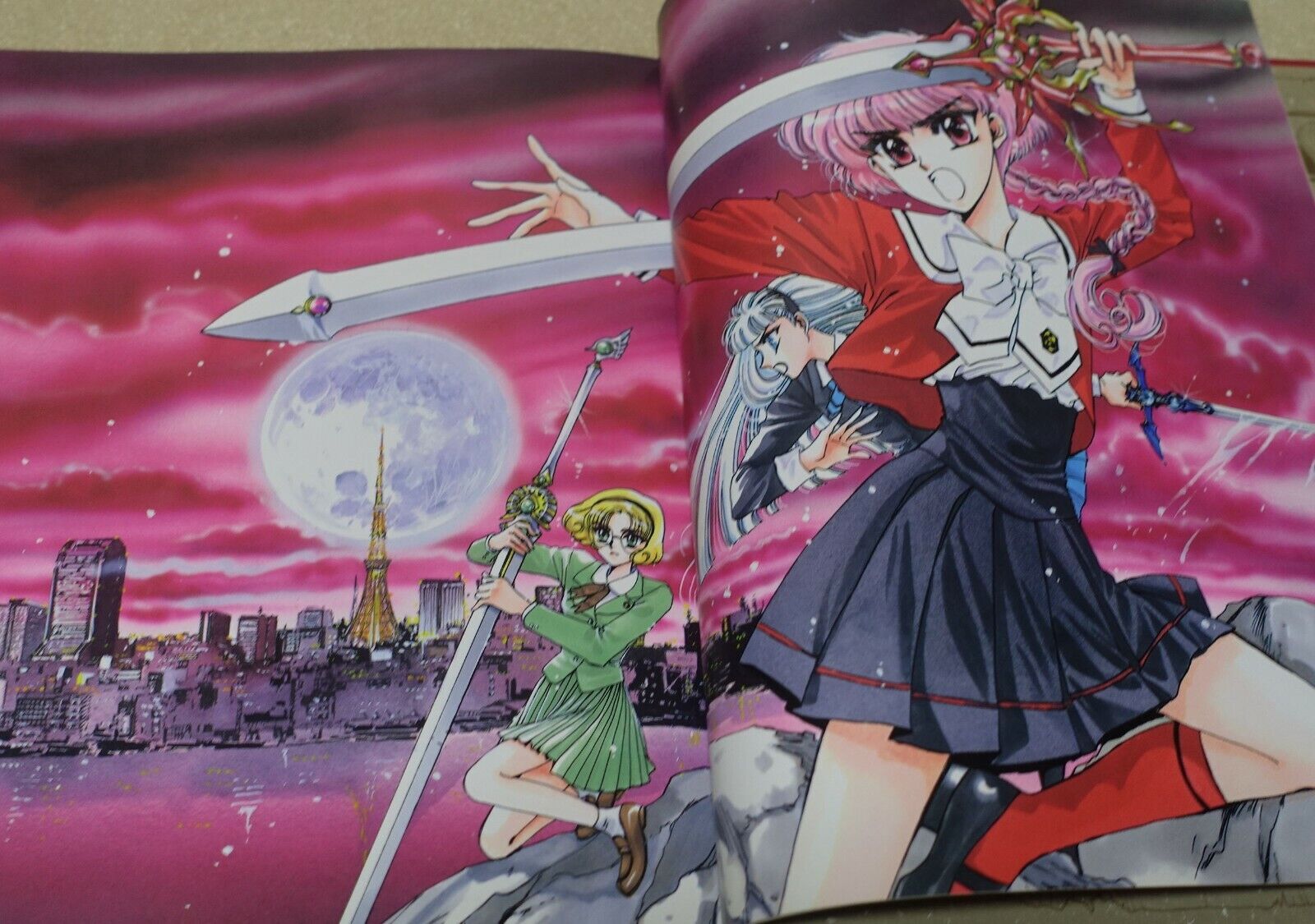CLAMP Magic Knight Rayearth Illustrations Collection Art Book 