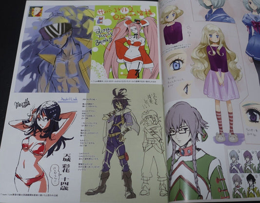 Kikuya Megane Megalipon .hack Link Draft Art Work Book Hack Link no MOTO 142page 