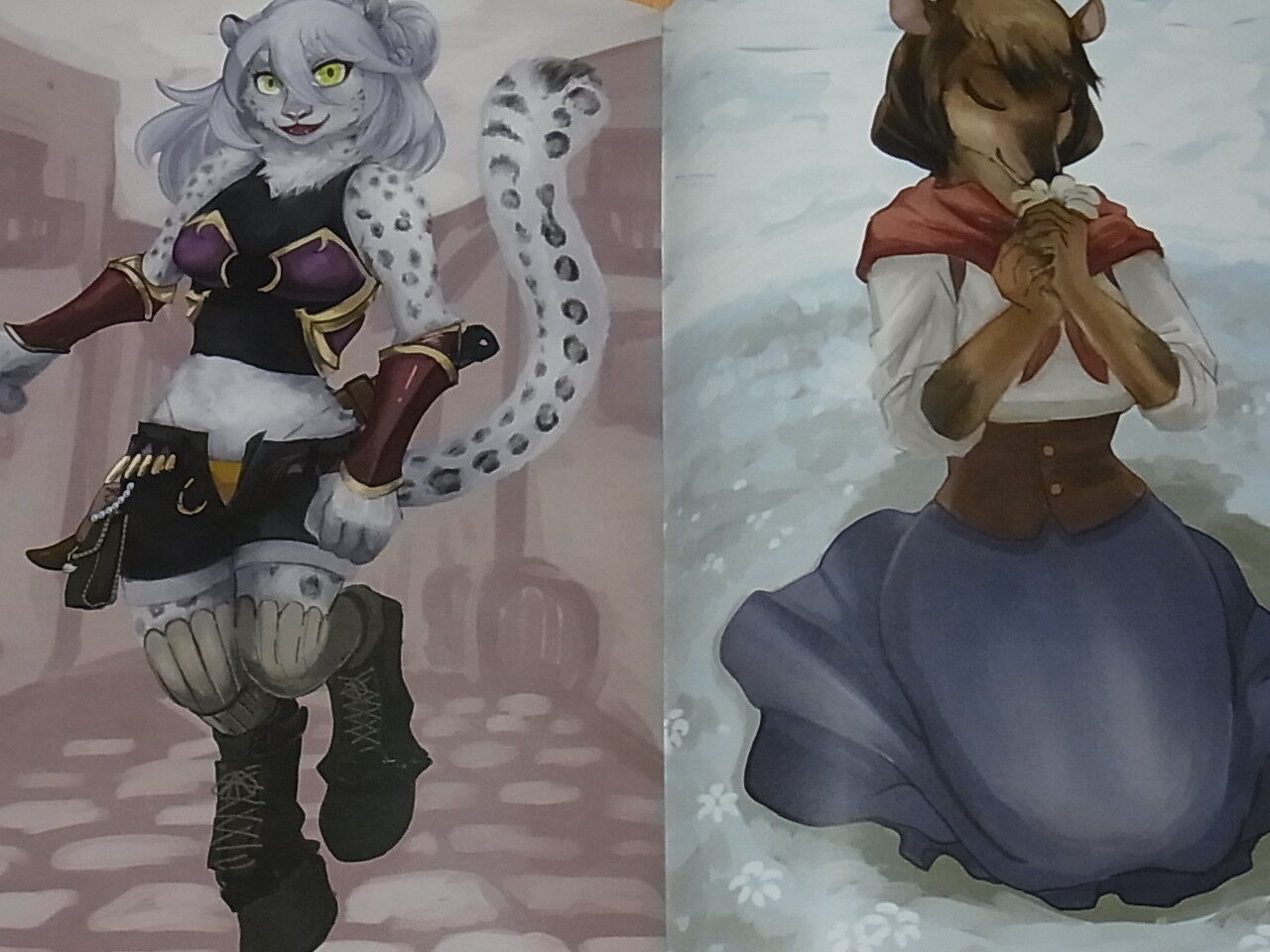 Original Animal Characters Color Art Doujinshi ONE DRAW EIGHT WORLDS 