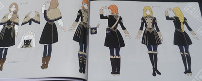 Fire Emblem Three Houses Setting Collection Book Fodlan ART BOOK 