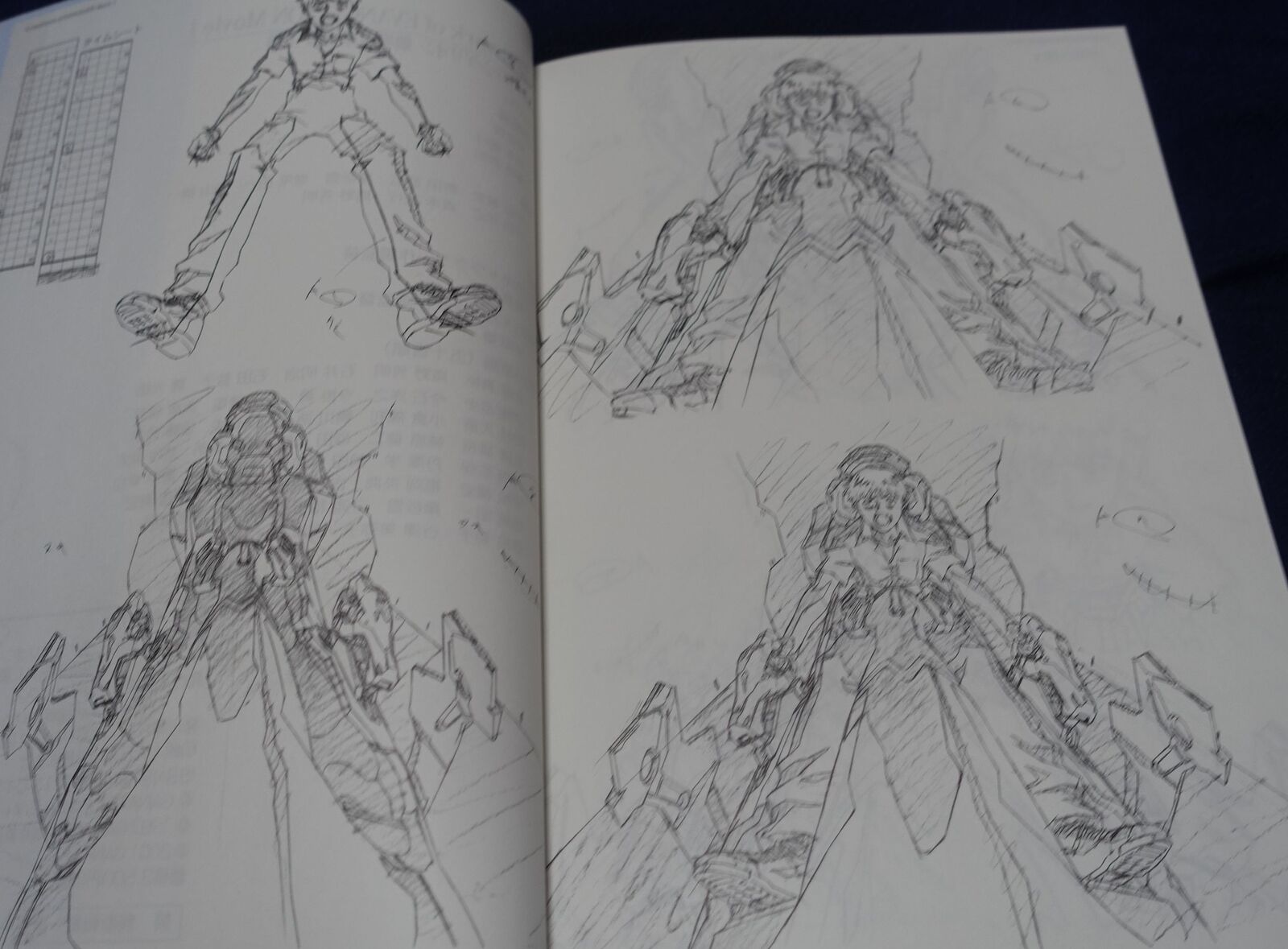 GAINAX Key Frame Art Book Groundwork of EVANGELION The Movie 1 