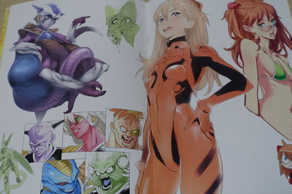 Nisieda Color Fan Art Book Evangelion Asuka etc Rakugaki Bon 