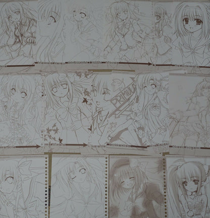 Navel SHUFFLE! B5 size Official Fan Art Sheet 14 pieces 