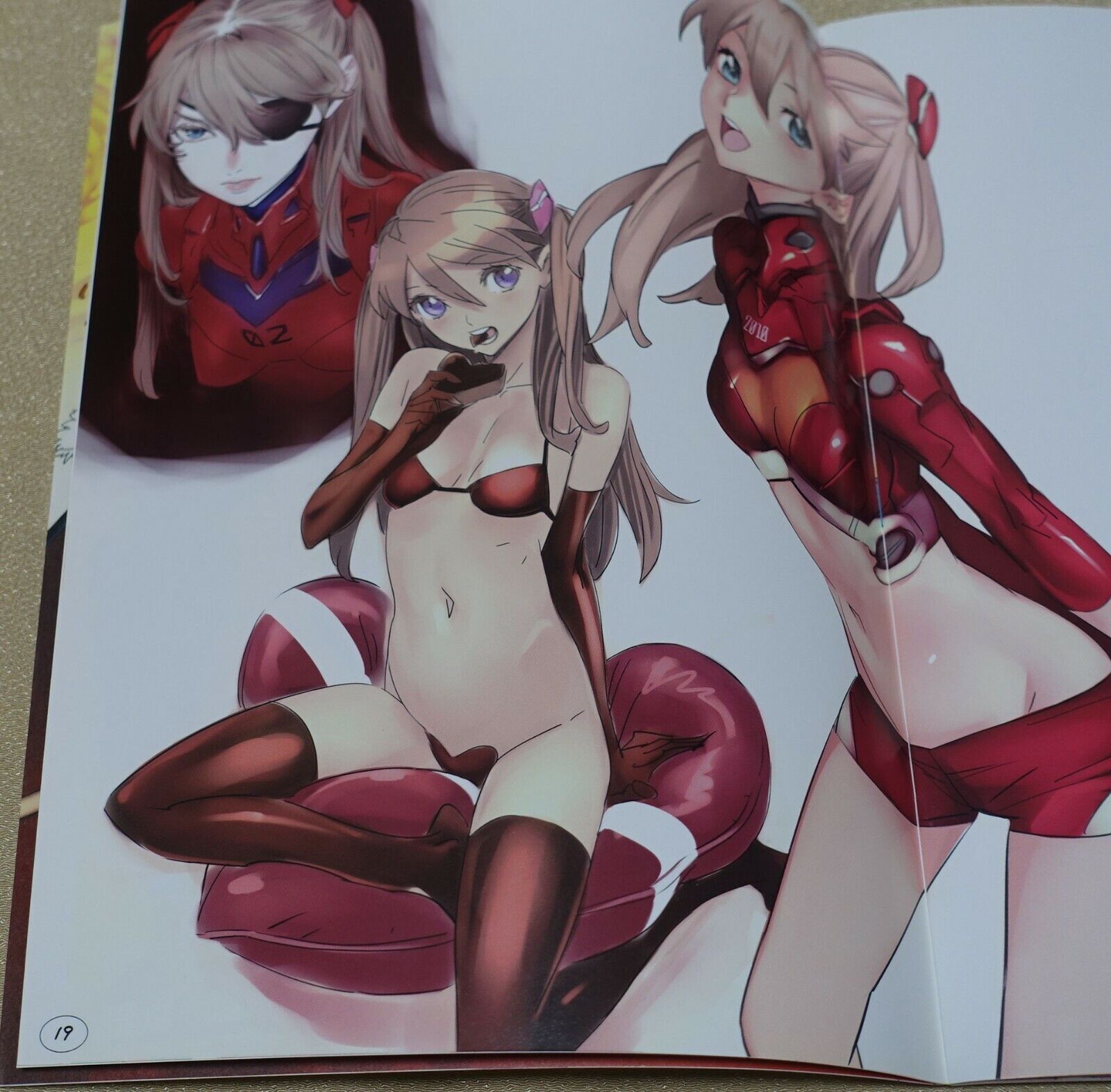 Nisieda Color Fan Art Book Evangelion Asuka etc Rakugaki Bon 
