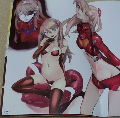 Nisieda Color Fan Art Book Evangelion Asuka etc Rakugaki Bon 