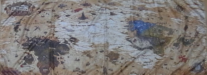 Final Fantasy 14 FF14 STORMBLOOD Special Cloth Map & Seal Sticker 