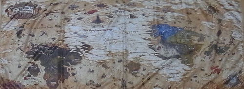 Final Fantasy 14 FF14 STORMBLOOD Special Cloth Map & Seal Sticker 