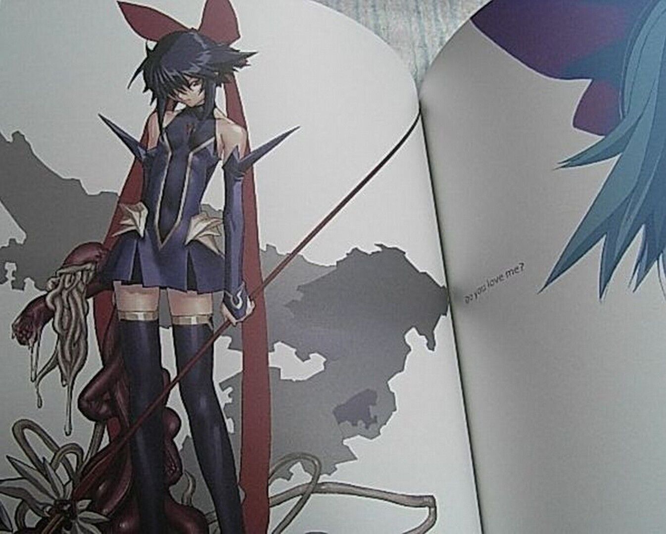 Ugetsu Hakua Color Art Book BLUE FRAME 