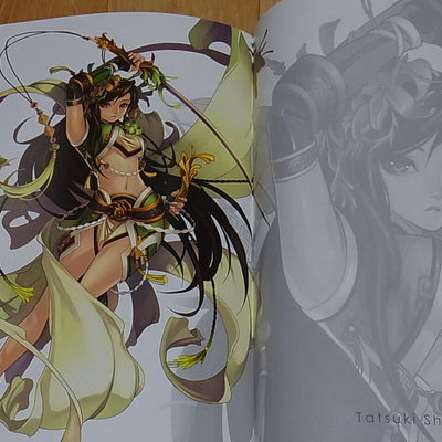 Minerva Works Tatsuki Shin Color Illustration Book Rokuen 