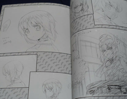 GIRLS und PANZER Art Director's Key Frame Revision Art Work Book Vol.1 & 2 Set 