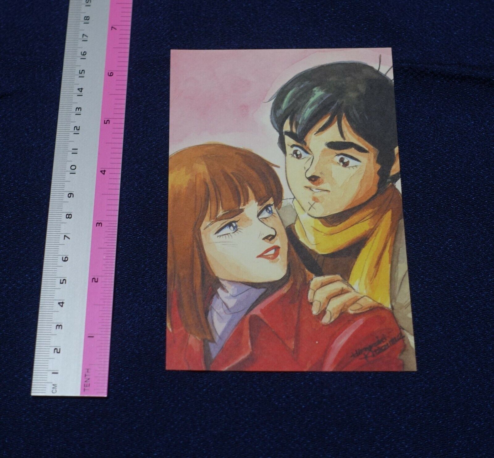 Post Card From Japanese Old Animation Magazine Aura Battler Dunbine B 