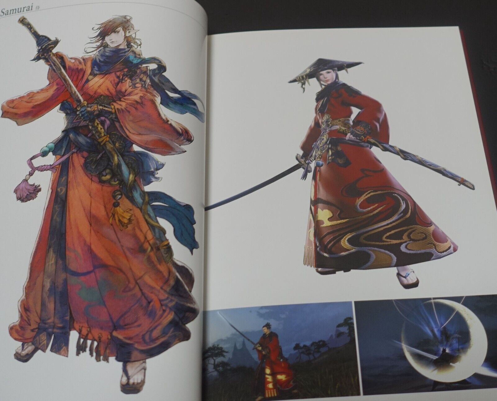 Final Fantasy 14 The Art of Eorzea HEAVENSWARD & STROMBLOOD Art Book Set 