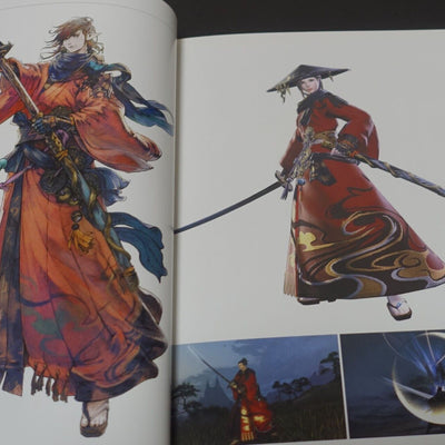Final Fantasy 14 The Art of Eorzea HEAVENSWARD & STROMBLOOD Art Book Set 