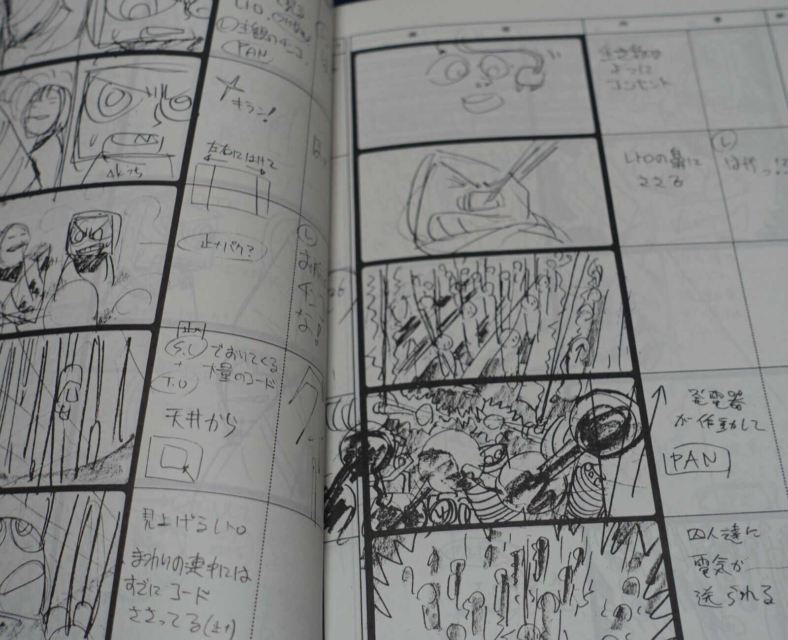 Hiroyuki Imaishi DEAD LEAVES Story Board Art Works Book Hand Drawn Autograph 