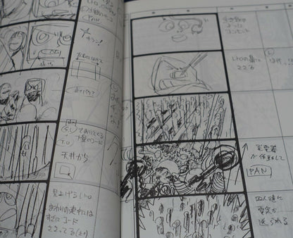 Hiroyuki Imaishi DEAD LEAVES Story Board Art Works Book Hand Drawn Autograph 