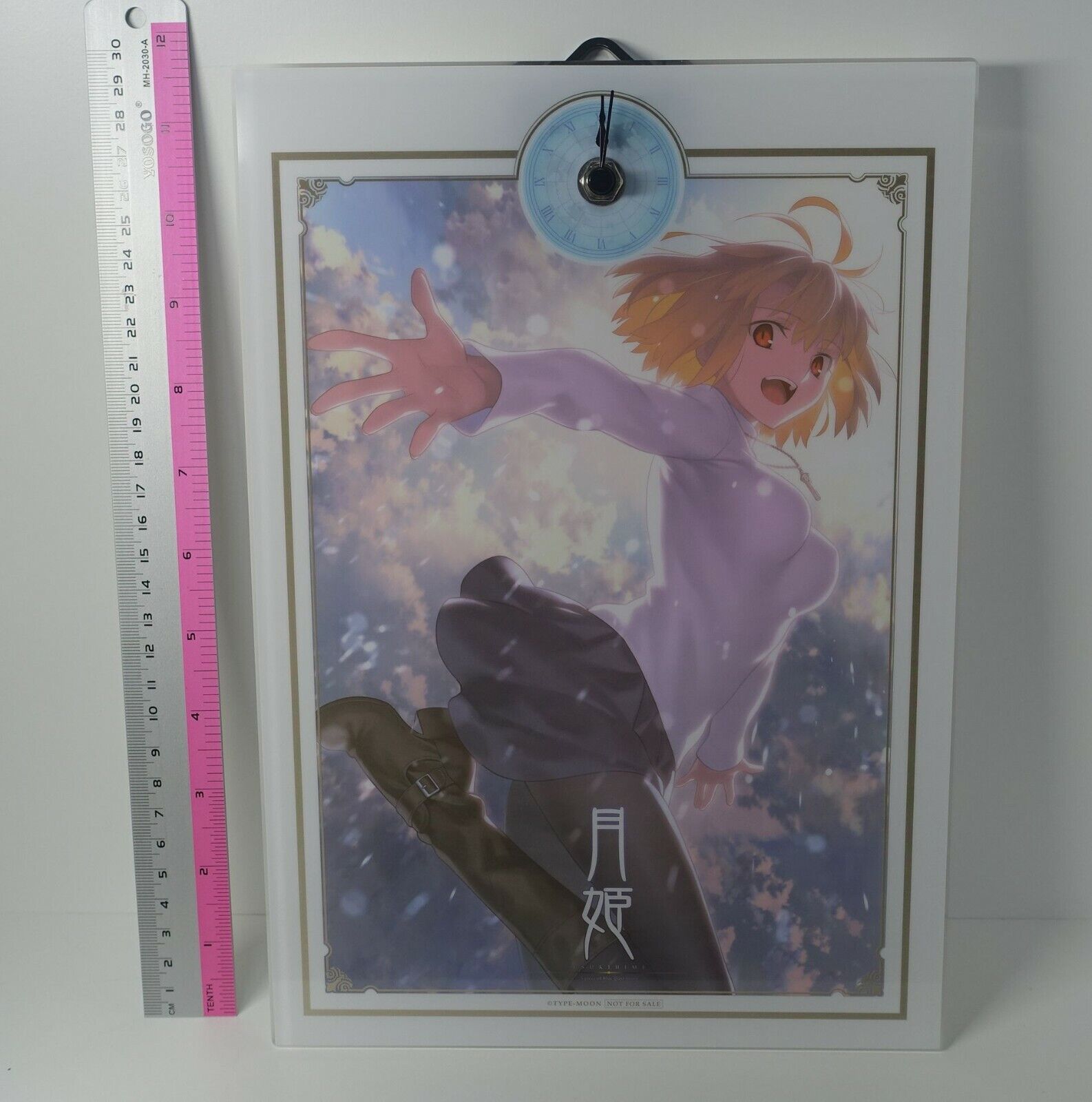Tsukihime A piece of blue glass moon Arcueid Brunestud Wall Clock 