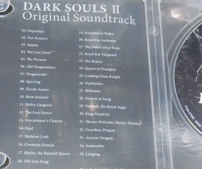 DARK SOULS2 GAME MUSIC SOUND TRACK & World Map Poster darksouls2 