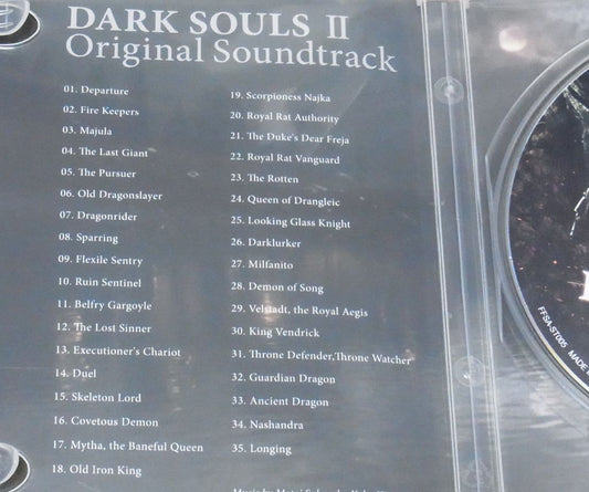 DARK SOULS2 GAME MUSIC SOUND TRACK & World Map Poster darksouls2 