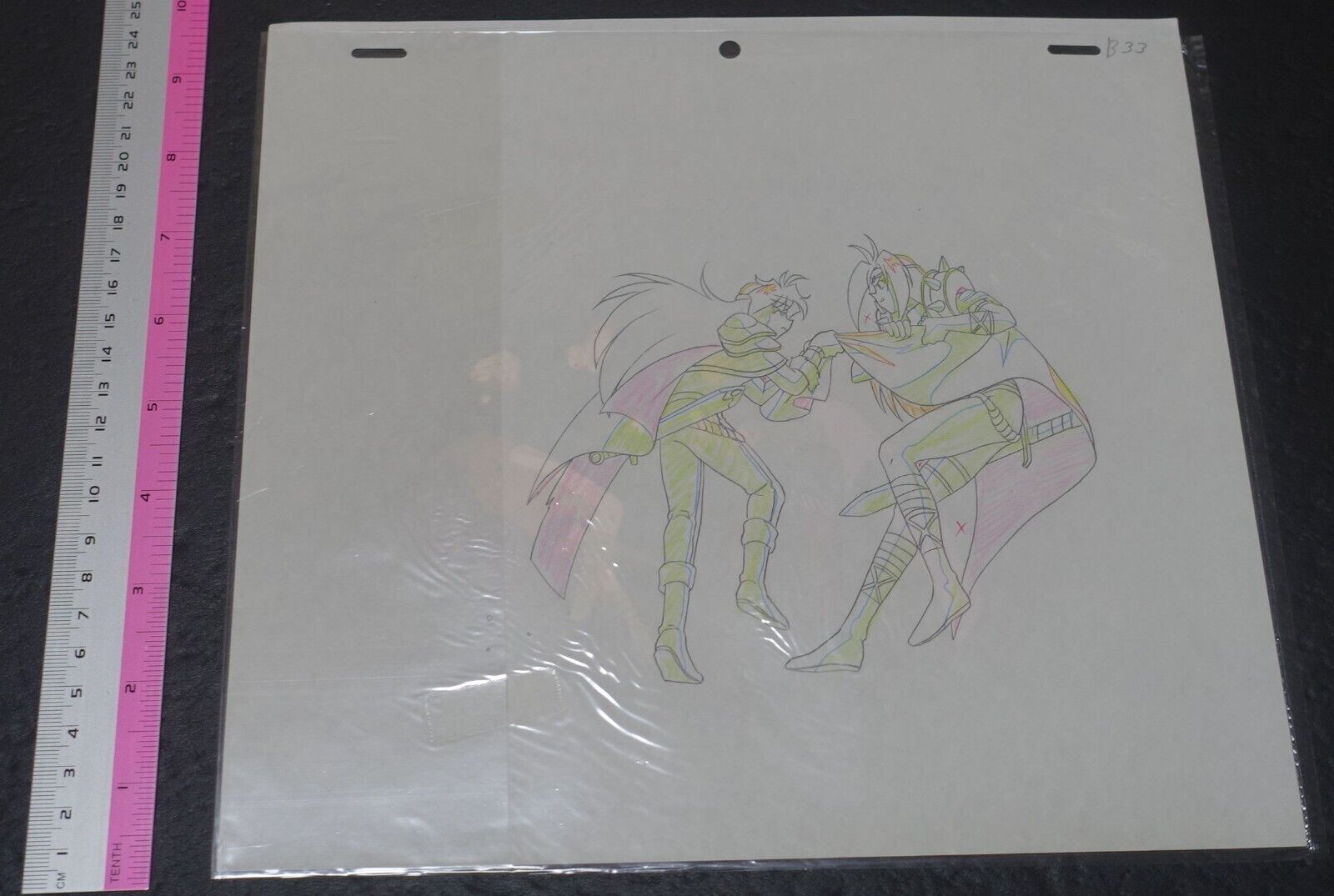 Cel & Raw Key Frame Art The Slayers Rina & Naga B33 Japanese Animation 