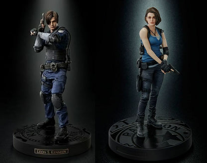 RESIDENT EVIL RE2 LEON S. KENNEDY & RE3 JILL VALENTINE Figure with Special Box 