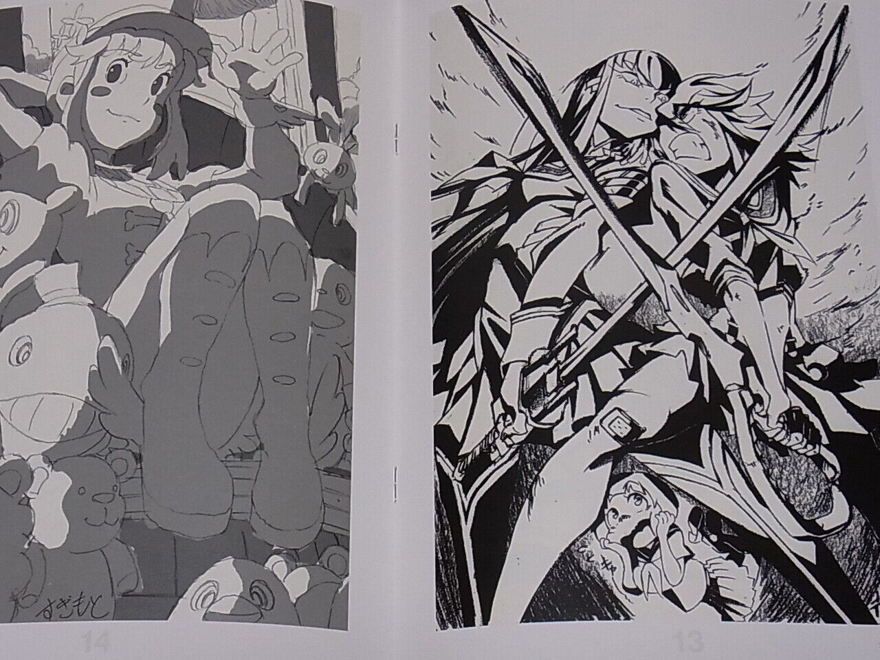 KILL la KILL Animation Staff Illustration Art Book Starter Book KILL la KILL 