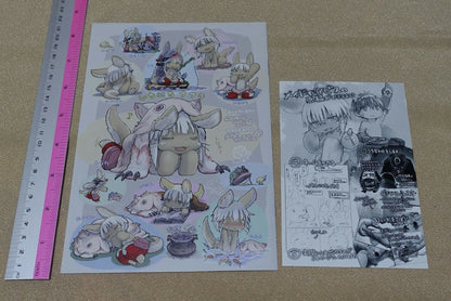 Akihito Tsukushi Maid in Abyss 8 page Booklet & Art Card 