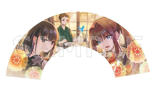 TYPE-MOON C100 Goods Hand Fan Sensu Witch on the Holy Night Aoko & Alice Zinnia 